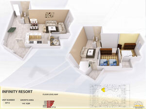  Duplex 145 Sqm two bedrooms Aqua Infinity Al Ahyaa hurghada