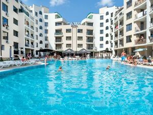 Pool View 2-Bedroom apartment in Avalon, Sunny Beach