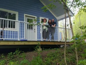  A newly built camping resort in southwestern Michigan, USA