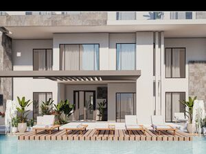 One-bedroom apartment, 86 meters, front pool view