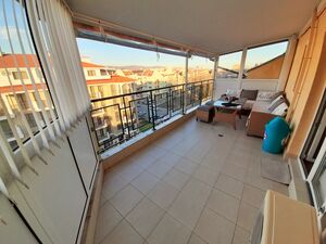 Studio with big balcony in complex Passat, Sunny Beach