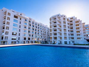 Studio 54 Sqm street view with private beach. Hurghada