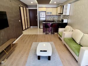 1+1  FULLY FURNISHED APARTMENT IN A COMPLEX 