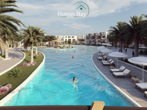 Largest pool resort Hurghada: 1bed with balcony + pool view