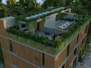 1BR 1BA Jungle loft Aldea Zama Tulum