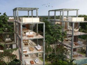 2BR 3BA Apartment pool and roof , Limas Tulum