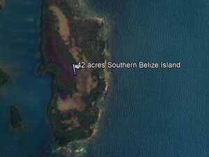 42 acres Southern Belize Island for Sale