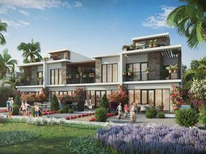 Townhouses Community in Dubai with Lagoons