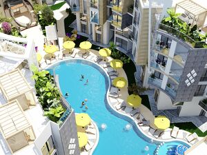 3 bedroom apt, pool and garden view, Aqua Infinity Resort