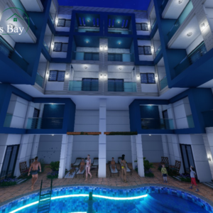 1-bedroom apartment with balcony pool view in Intercontinent