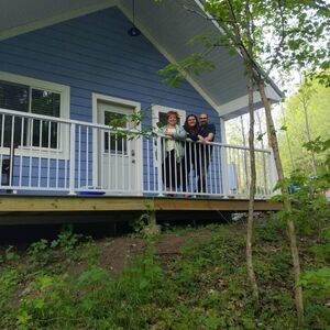  A newly built camping resort in southwestern Michigan, USA