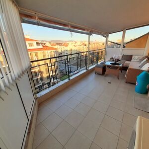 Studio with big balcony in complex Passat, Sunny Beach