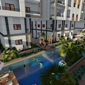 Studio (57 M2) ,Noor City pool View