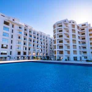 Studio 54 Sqm street view with private beach. Hurghada