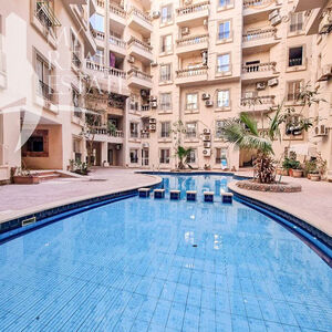 Furnished pool view 1 bedroom apartment in Cleopatra