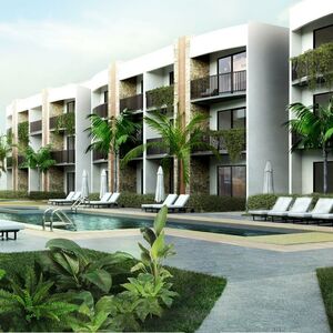 2BR 2BA Apartment Roof Garden, Xhelin, Playa del Carmen