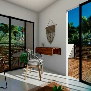 1BR 1BA apartment furnished, Kantuun Tulum