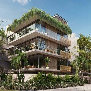 2BR 2BA PH, Luar open living, Tulum