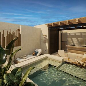 1BR 1BA Apartment with pool, Xaana Tulum