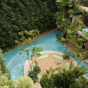 1BR 1BA Garden apartment with swin up, Amazonia 518 Tulum