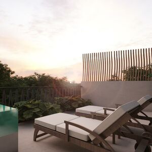 3BR 3BA PH with pool, Amazonia 518 Tulum