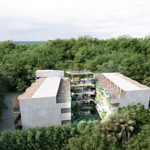 1BR 1BA PH with pool, Amazonia 518 Tulum