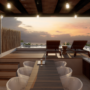 2BR 2BA Apartment with roof top, Kaban, Holbox