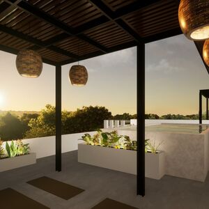 1BR 2BA, Apartment with Pool, Vistal Kuxtal, Tulum