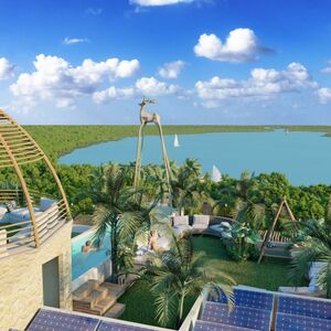 3BR 3BA, Ground Floor Apartment with Pool, Lagunas Bacalar, 