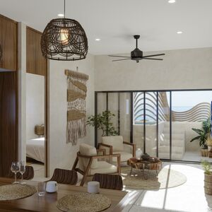 3BR 3BA,  Luxury Apartment with Roof, ka'an ku'ja, Tulum