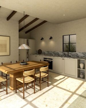 Dining and Kitchen Area