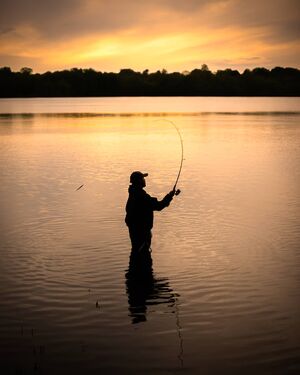 Fishing in Horseshoe bend