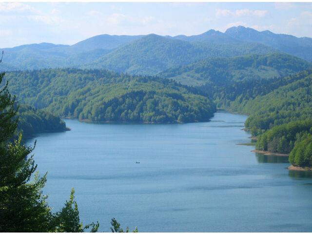 Nearby lake in Lokve