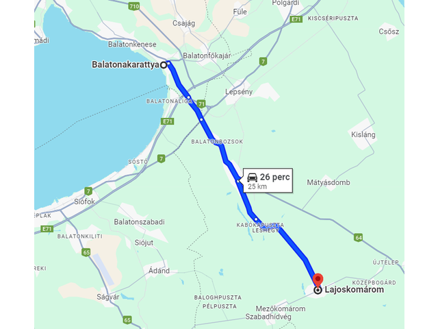 Connection to motorway M7