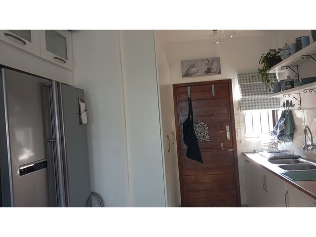 Kitchen exit door