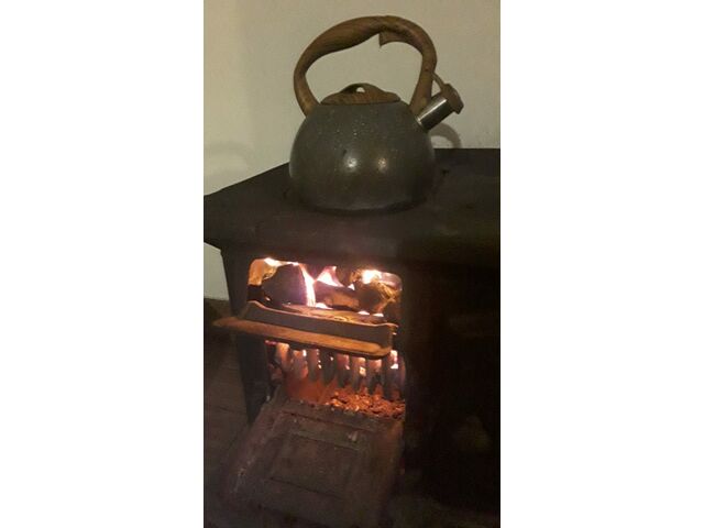 Cole stove in main house 